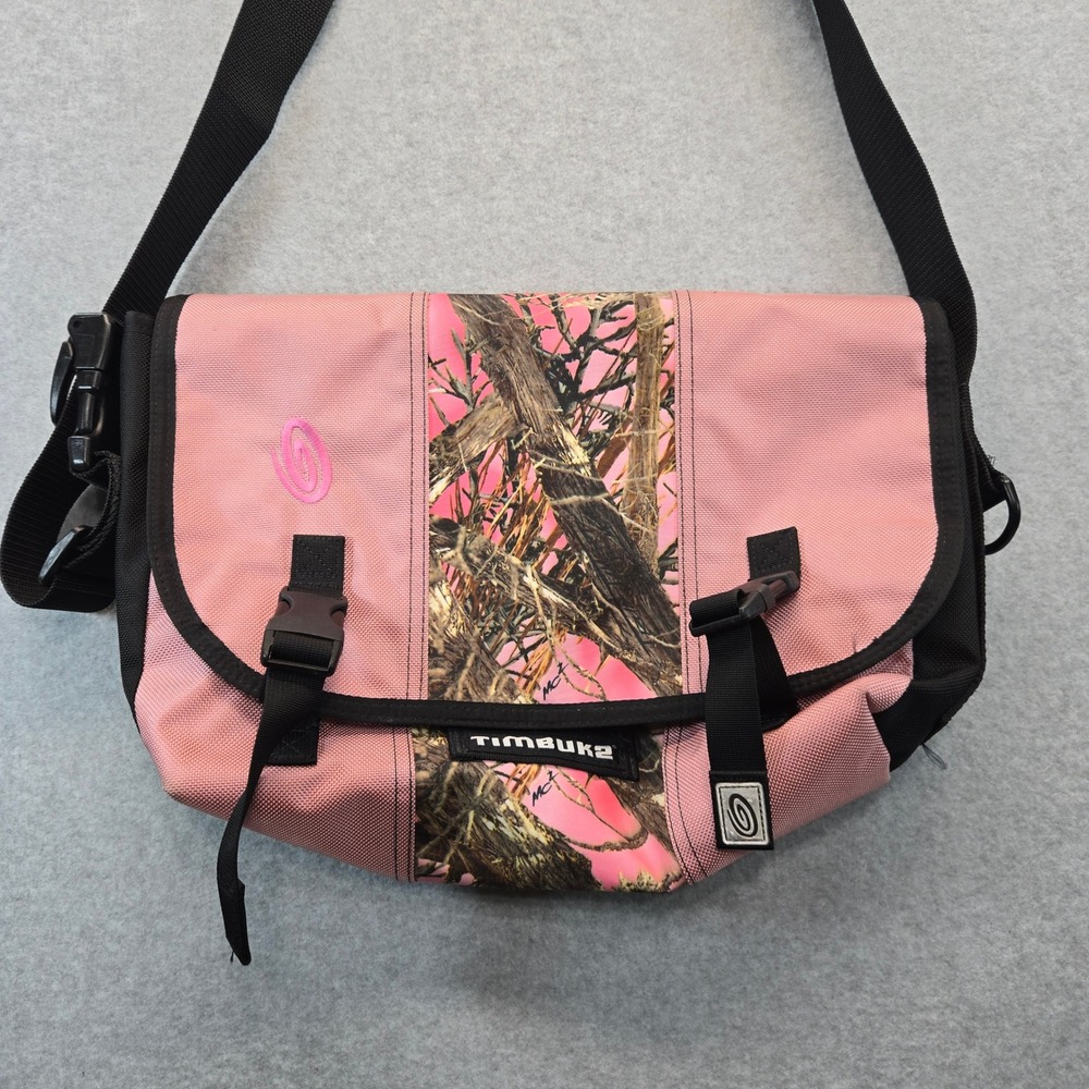 Timbuk2 Messenger Bag Pink True Timber Camo Hand Made San Francisco Crossbody